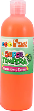 fas super tempera washable poster paint 500ml#colour_FLUO ORANGE