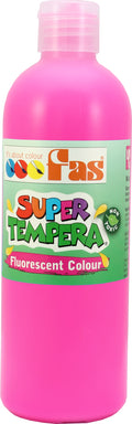fas super tempera washable poster paint 500ml#colour_FLUO PINK