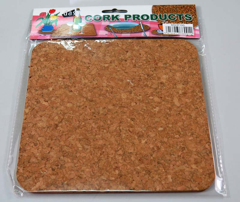 das cork hot pad square 190x190x4mm