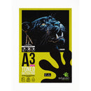 Artgecko Pro Toned Sketchpad 40 Sheets 200gsm Black Card