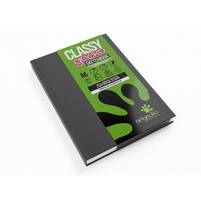Artgecko Classy Sketchbook Casebound 92 Pages 46 Sheets 150gsm White Paper