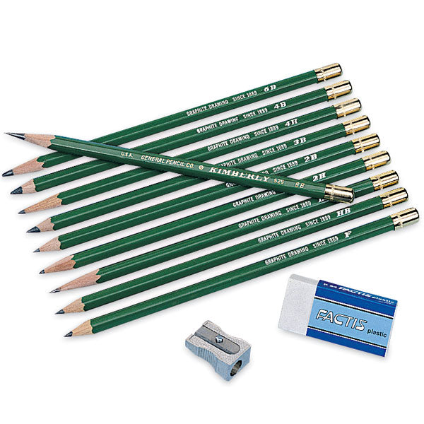 General's Kimberly Graphite Pencil 9xxb 2 Piece Blister