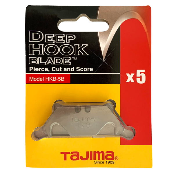 Tajima Deep Hook Utility Blades HKB-5B Pack of 5