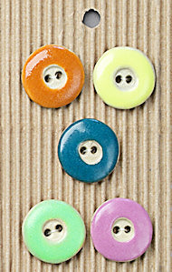 Incomparable Buttons - Multi Round - Card of 5