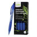 Okin Ballpoint Retractable Pen Triangular Medium - Pack Of 10