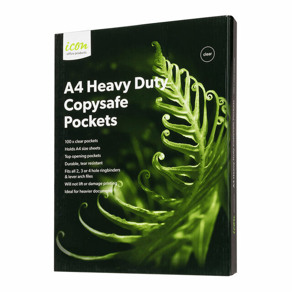 Icon Copysafe Pockets Heavy Duty A4 - Pack of 100