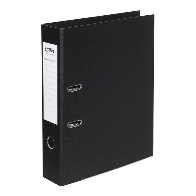 Icon Lever Arch File Foolscap Linen