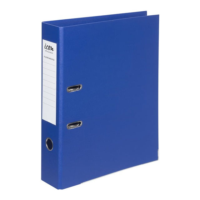 Icon Lever Arch File Foolscap Linen