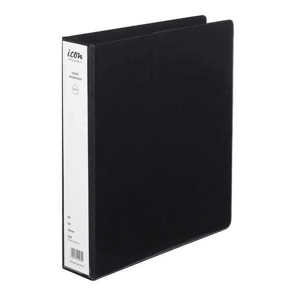 Icon Insert Binder A4 2D 38MM#Colour_BLACK