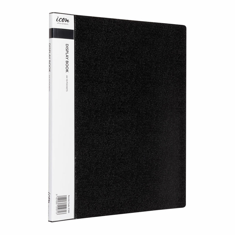 Icon Display Book A4 With Insert Spine 10 Pocket