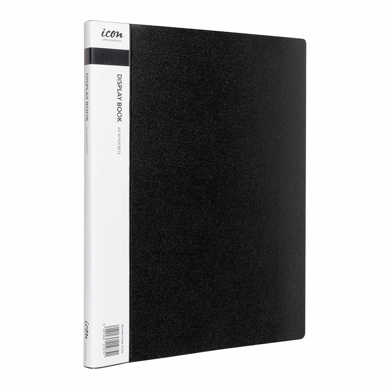 Icon Display Book A4 With Insert Spine 20 Pocket