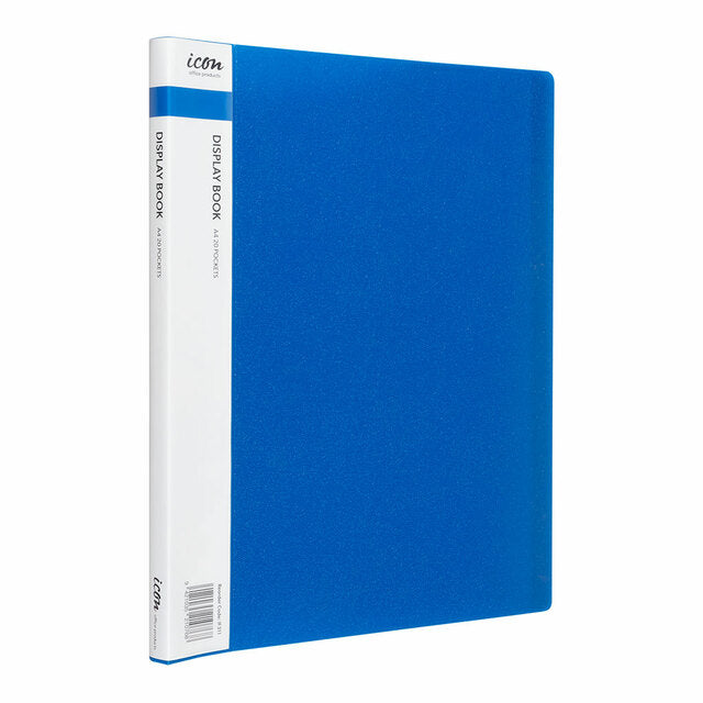 Icon Display Book A4 With Insert Spine 20 Pocket