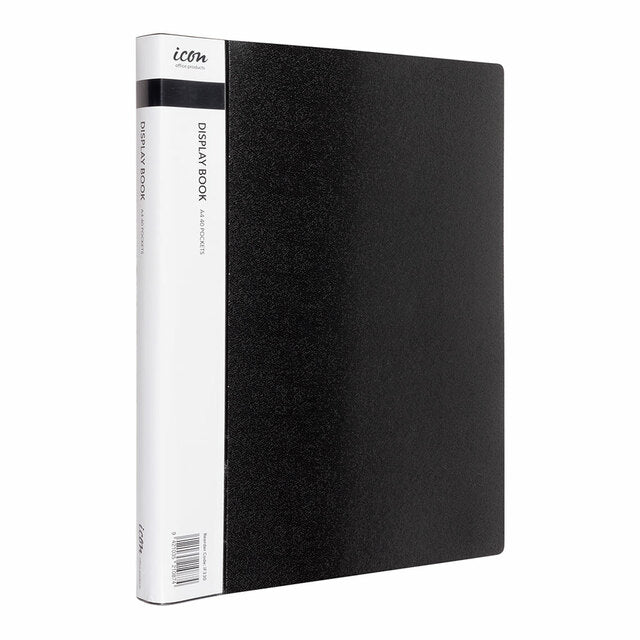 Icon Display Book A4 With Insert Spine 40 Pocket