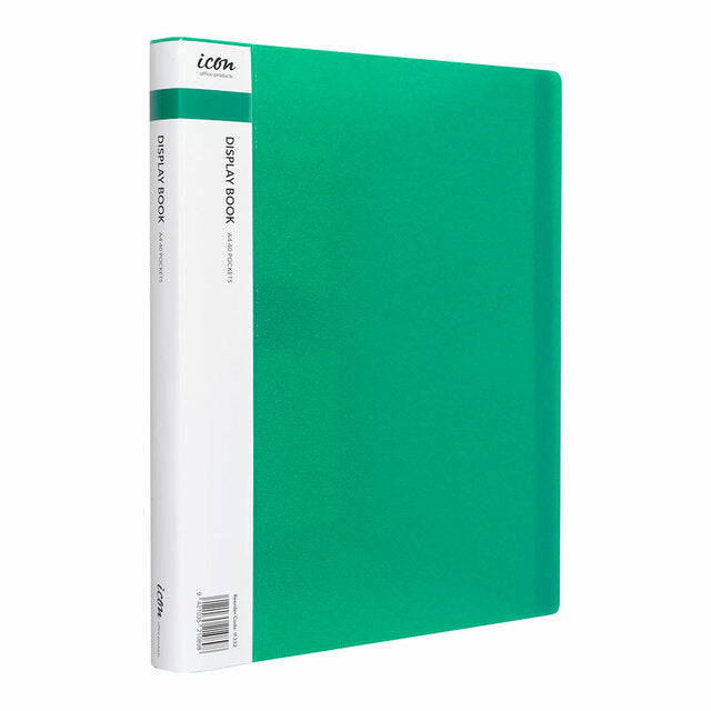 Icon Display Book A4 With Insert Spine 40 Pocket