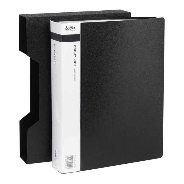 Icon Display Book A4 With Insert Spine 80 Pocket With Case