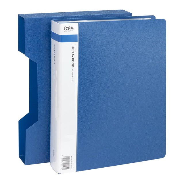 Icon Display Book A4 With Insert Spine 80 Pocket With Case