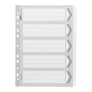 Icon Cardboard Dividers With Reinforced Tabs 5 Tab