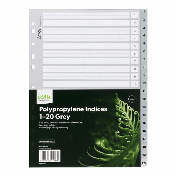 Icon PP Indices 1-20#Colour_GREY