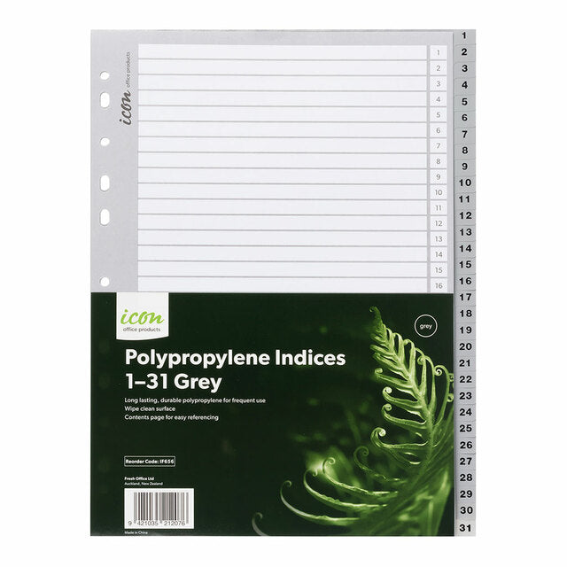 Icon PP Indices 1-31