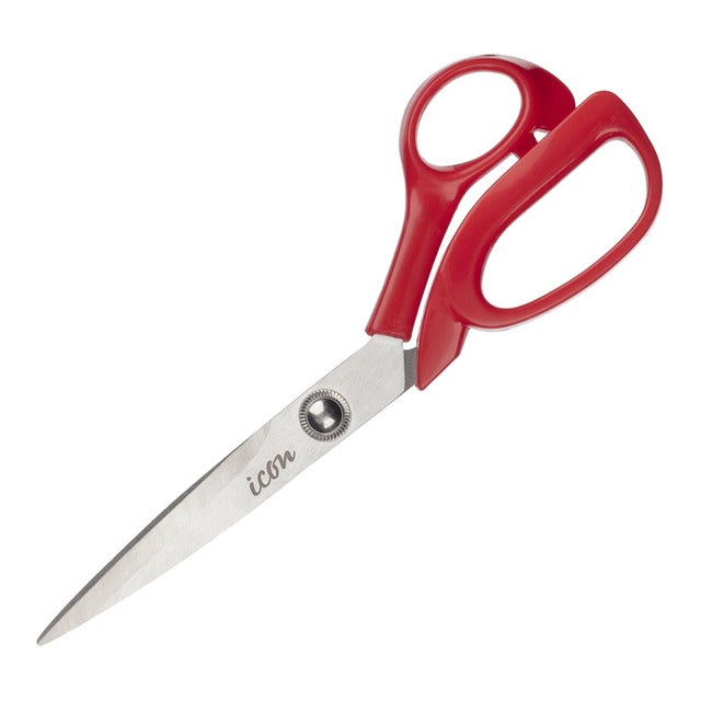 Icon Scissor Premium 8 Inch Red Handle