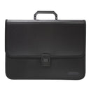 OSC Expanding File 3 Pocket Black