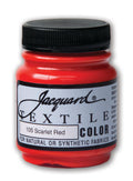 Jacquard Textile Colours Fabric Paints 66.54ml#Colour_SCARLET