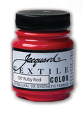 Jacquard Textile Colours Fabric Paints 66.54ml#Colour_RUBY RED