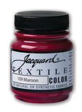 Jacquard Textile Colours Fabric Paints 66.54ml#Colour_MAROON
