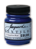 Jacquard Textile Colours Fabric Paints 66.54ml#Colour_SAPPHIRE BLUE