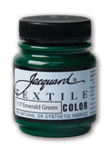 Jacquard Textile Colours Fabric Paints 66.54ml#Colour_EMERALD GREEN