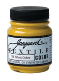 Jacquard Textile Colours Fabric Paints 66.54ml#Colour_YELLOW OCHRE