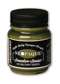 Jacquard Neopaque Permanent Acrylic Opaque Craft Paint 66.54ml#colour_MILITARY GREEN