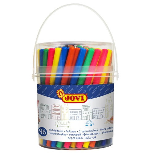 jovi washable felt-tip pen jar of 96