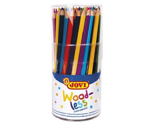 jovi woodless colour pencils jar