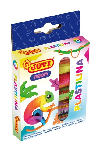 jovi plastalina sticks 15g pack of 6#Colour_NEON 