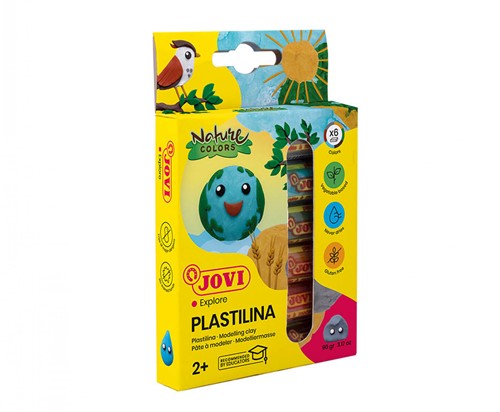 Jovi Plastalina 15g Nature Colours Pack Of 6
