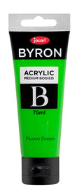 Jasart Byron Acrylic Paint 75ml#Colour_FLUORO GREEN