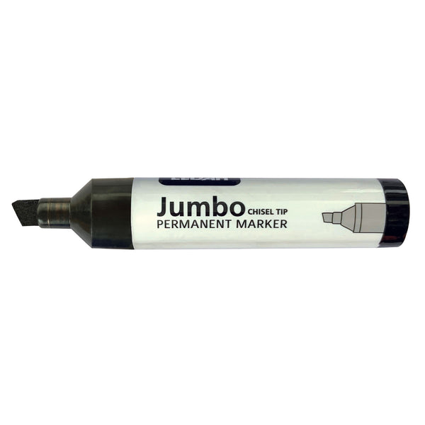 Ledah Jumbo Permanent Marker Chisel#Colour_BLACK