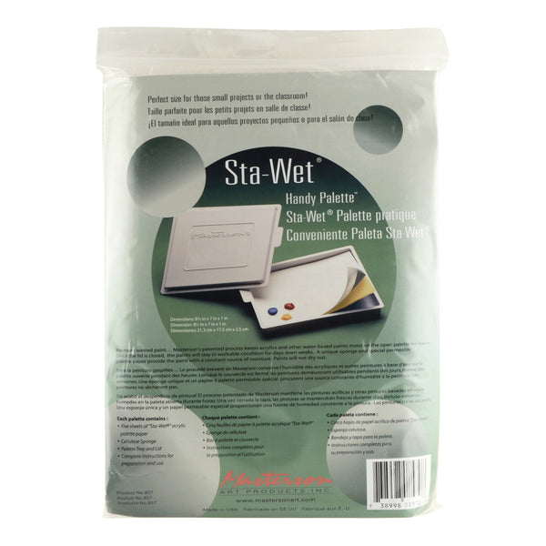 Masterson Painters Sta-Wet Palette 8.5x7 Inches