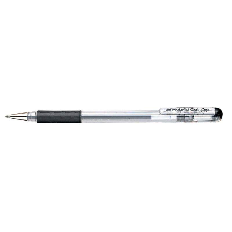 pentel hybrid gel grip gell roller pen stick k116 0.6mm box of 12