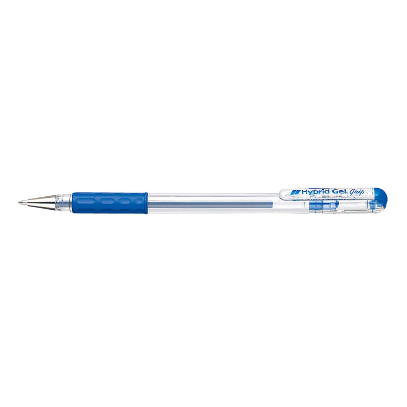pentel hybrid gel grip gell roller pen stick k116 0.6mm box of 12