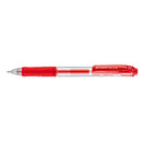 pentel hybrid gel grip gell roller pen retractable k157 0.7mm box of 12
