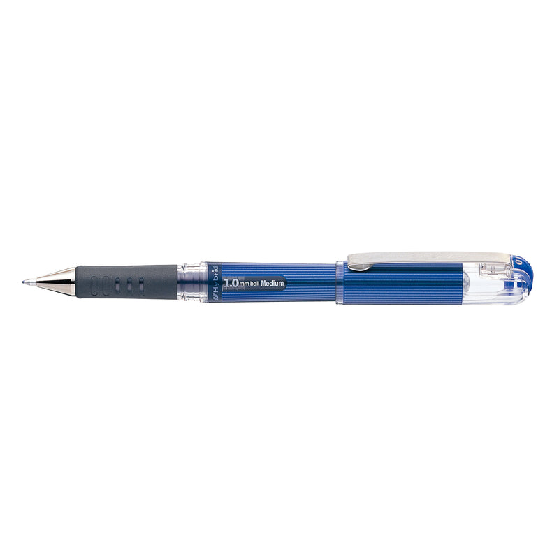 pentel hybrid gel grip dx gell roller pen stick k230 1.0mm box of 12