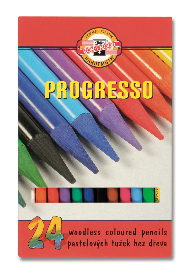 Koh I Noor Hardtmuth Progresso Woodless Coloured Pencils