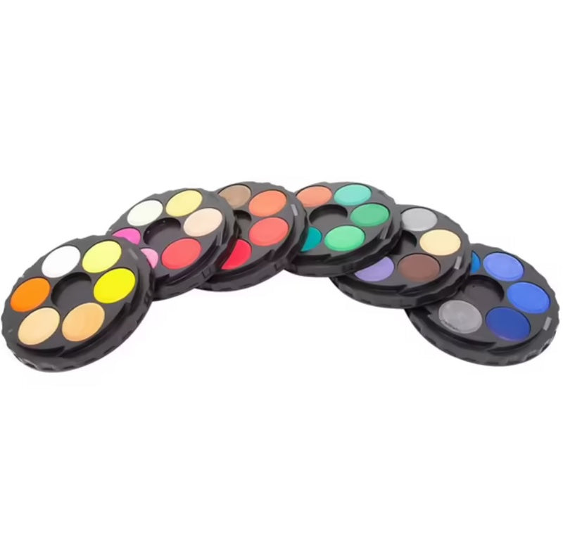 Koh-I-Noor Classic Watercolour Paints In Round Cassettes