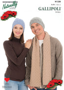 Naturally Pattern Leaflet Gallipoli Unisex/hats & Scarves