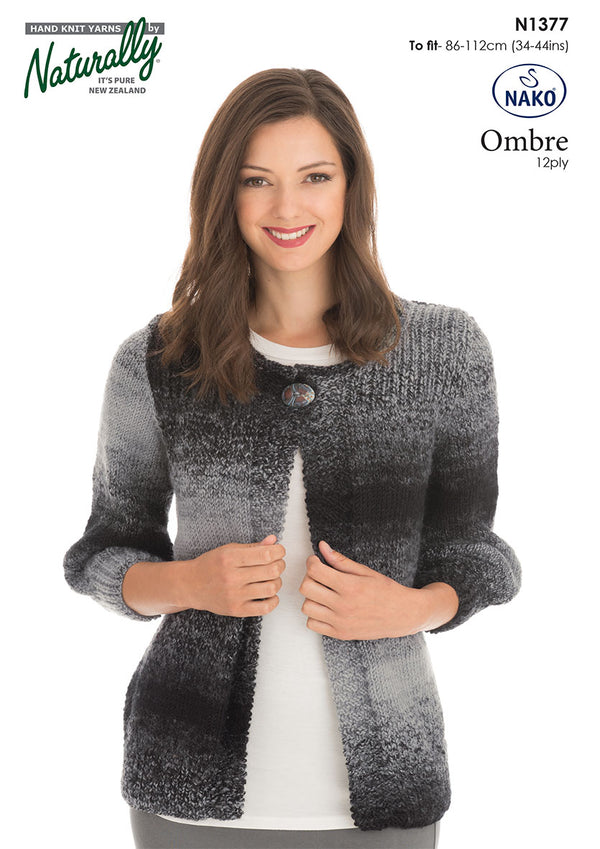 Naturally Pattern Leaflet Ombre 12ply Womens/Jacket