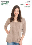 Naturally Pattern Leaflet Loyal Vegas Tweed Womens/Sweater