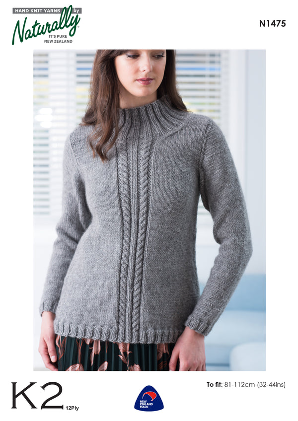 Naturally Pattern Leaflet K2 Womens/sweater