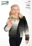 Naturally Pattern Leaflet Nako Ombre Kids/Cardigan